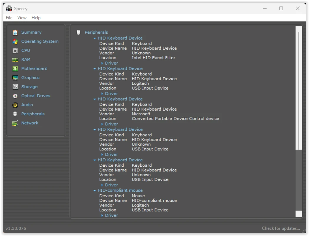 Memory module details preview